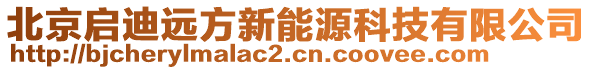 北京啟迪遠方新能源科技有限公司