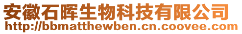 安徽石暉生物科技有限公司