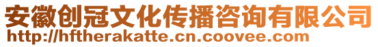 安徽創(chuàng)冠文化傳播咨詢有限公司