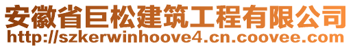 安徽省巨松建筑工程有限公司