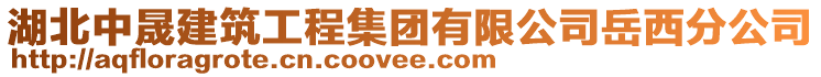 湖北中晟建筑工程集團(tuán)有限公司岳西分公司