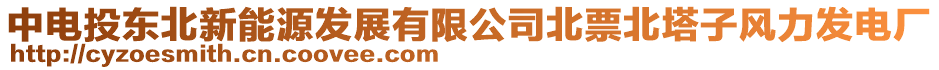 中電投東北新能源發(fā)展有限公司北票北塔子風(fēng)力發(fā)電廠