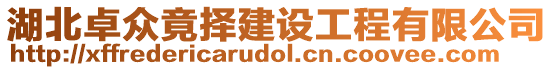 湖北卓眾竟擇建設工程有限公司