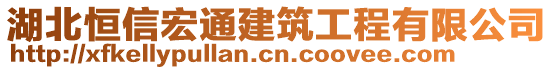 湖北恒信宏通建筑工程有限公司