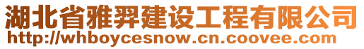 湖北省雅羿建設工程有限公司