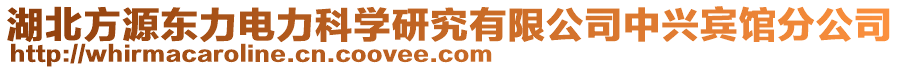 湖北方源東力電力科學研究有限公司中興賓館分公司