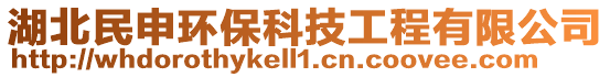 湖北民申環(huán)保科技工程有限公司