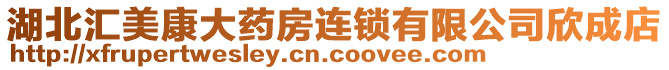 湖北匯美康大藥房連鎖有限公司欣成店