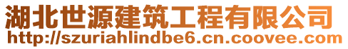 湖北世源建筑工程有限公司