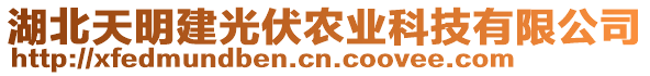 湖北天明建光伏農(nóng)業(yè)科技有限公司