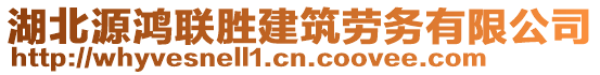 湖北源鴻聯(lián)勝建筑勞務(wù)有限公司