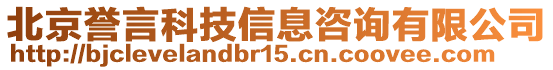 北京譽言科技信息咨詢有限公司