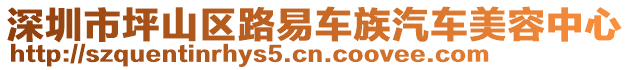深圳市坪山區路易車族汽車美容中心