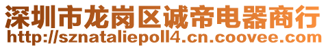 深圳市龍崗區誠帝電器商行