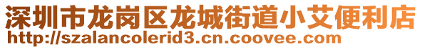 深圳市龍崗區龍城街道小艾便利店