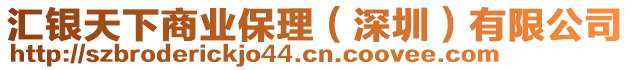 匯銀天下商業(yè)保理(深圳)有限公司
