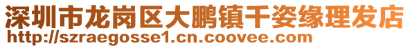 深圳市龍崗區(qū)大鵬鎮(zhèn)千姿緣理發(fā)店
