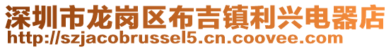 深圳市龍崗區布吉鎮利興電器店
