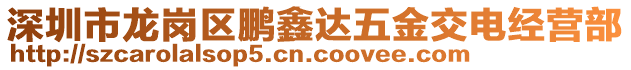 深圳市龍崗區鵬鑫達五金交電經營部