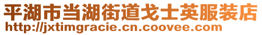 平湖市當湖街道戈士英服裝店