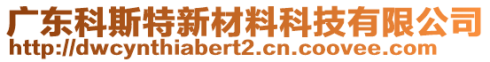 廣東科斯特新材料科技有限公司