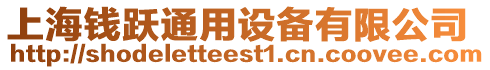 上海錢躍通用設備有限公司