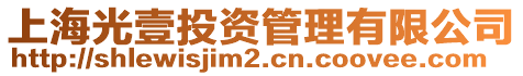 上海光壹投資管理有限公司