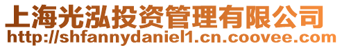 上海光泓投資管理有限公司