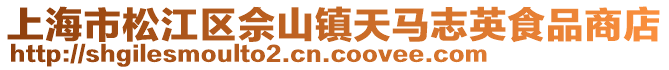 上海市松江區佘山鎮天馬志英食品商店