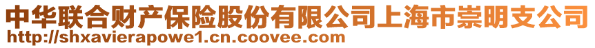 中華聯(lián)合財產(chǎn)保險股份有限公司上海市崇明支公司