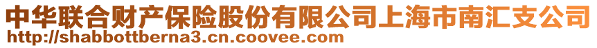 中華聯合財產保險股份有限公司上海市南匯支公司