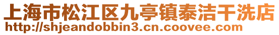 上海市松江區九亭鎮泰潔干洗店