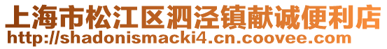 上海市松江區泗涇鎮獻誠便利店