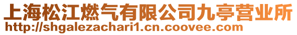 上海松江燃氣有限公司九亭營業所
