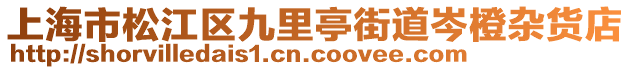 上海市松江區九里亭街道岑橙雜貨店