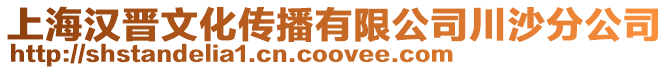 上海漢晉文化傳播有限公司川沙分公司