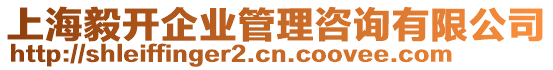 上海毅開企業(yè)管理咨詢有限公司