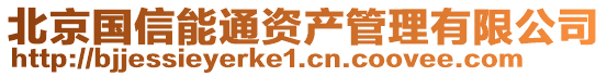 北京國信能通資產管理有限公司