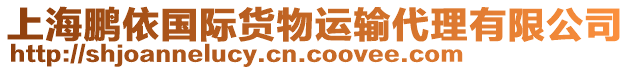 上海鵬依國際貨物運輸代理有限公司