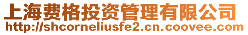 上海費格投資管理有限公司