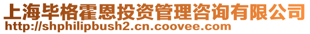 上海畢格霍恩投資管理咨詢有限公司