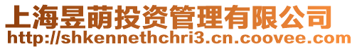 上海昱萌投資管理有限公司