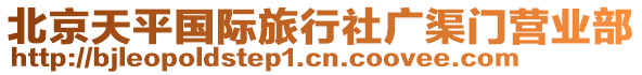 北京天平國際旅行社廣渠門營業(yè)部