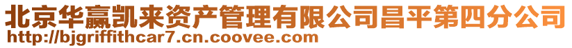 北京華贏凱來資產管理有限公司昌平第四分公司