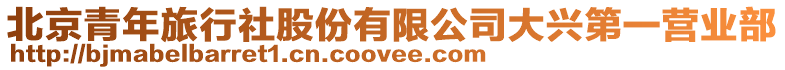 北京青年旅行社股份有限公司大興第一營業部