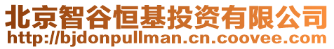 北京智谷恒基投資有限公司