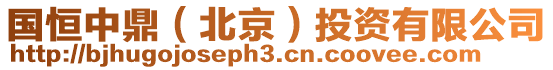 國恒中鼎(北京)投資有限公司
