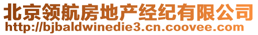 北京領(lǐng)航房地產(chǎn)經(jīng)紀(jì)有限公司