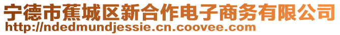 寧德市蕉城區新合作電子商務有限公司
