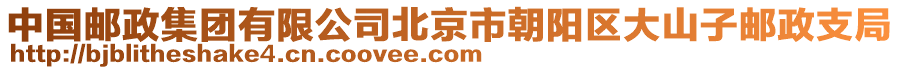 中國郵政集團有限公司北京市朝陽區大山子郵政支局
